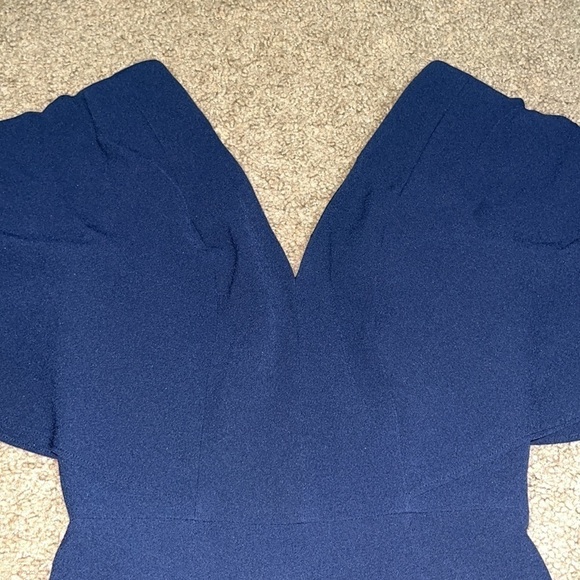 Dress The Population Louisa Butterfly Sleeve Cocktail Dress Navy XS - Picture 7 of 14